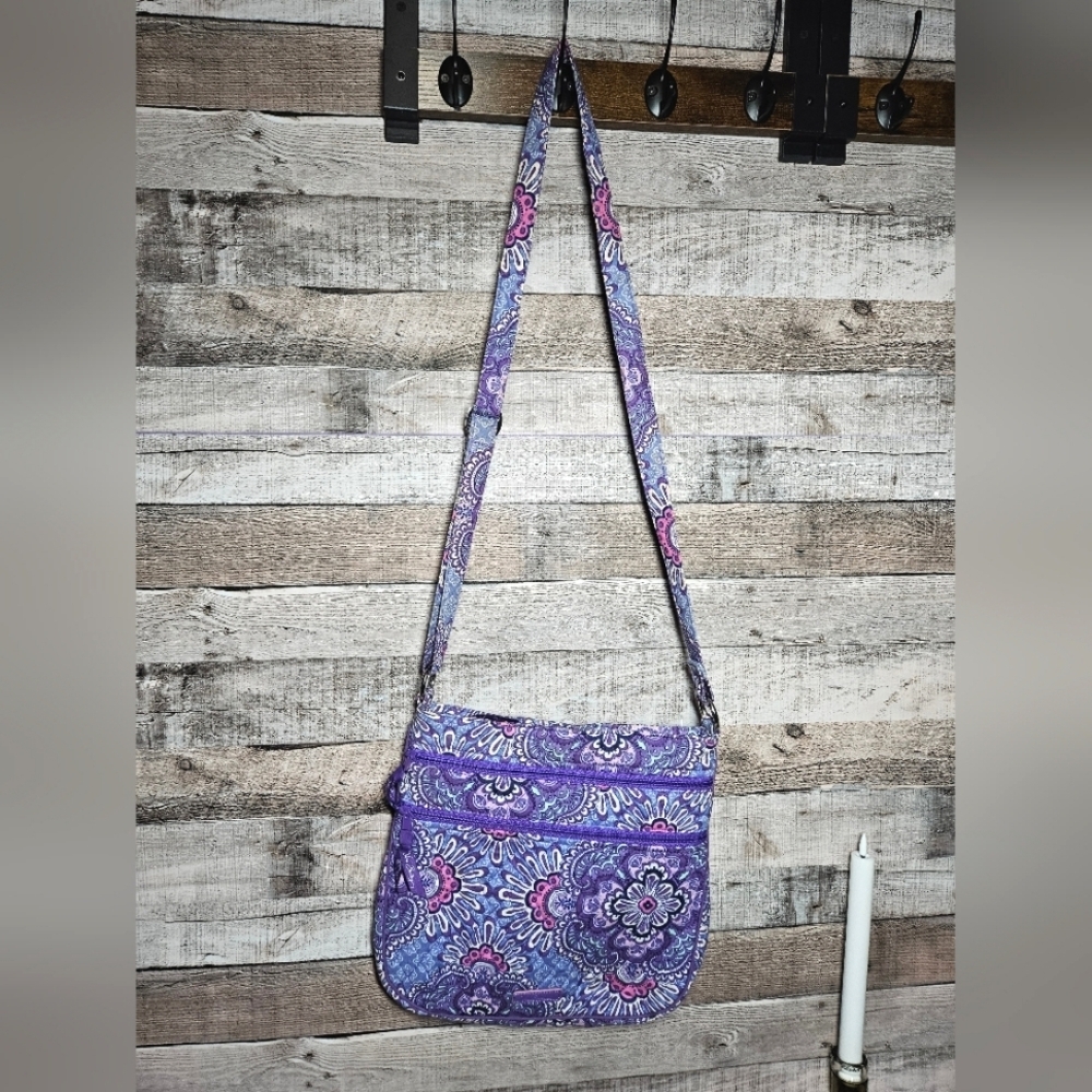 Vera Bradley Purple Floral Crossbody Bag